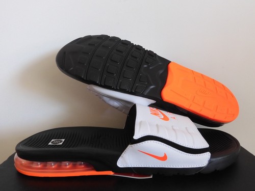 NIKE AIR MAX CAMDEN SLIDE NERO IPER CREMISI BIANCO TAGLIA 13 [BQ4626 009]