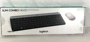 Logitech MK470 - Black - Slim Wireless Keyboard and Mouse Combo Complete - Picture 1 of 5