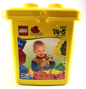 Lego Duplo 2493 1998 de colección cubo 49 piezas gato desaparecido - Imagen 1 de 10