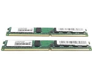 2x Transcend 1GB DDR2 800MHz DIMM Desktop Memory RAM PC2-6400 - Picture 1 of 6