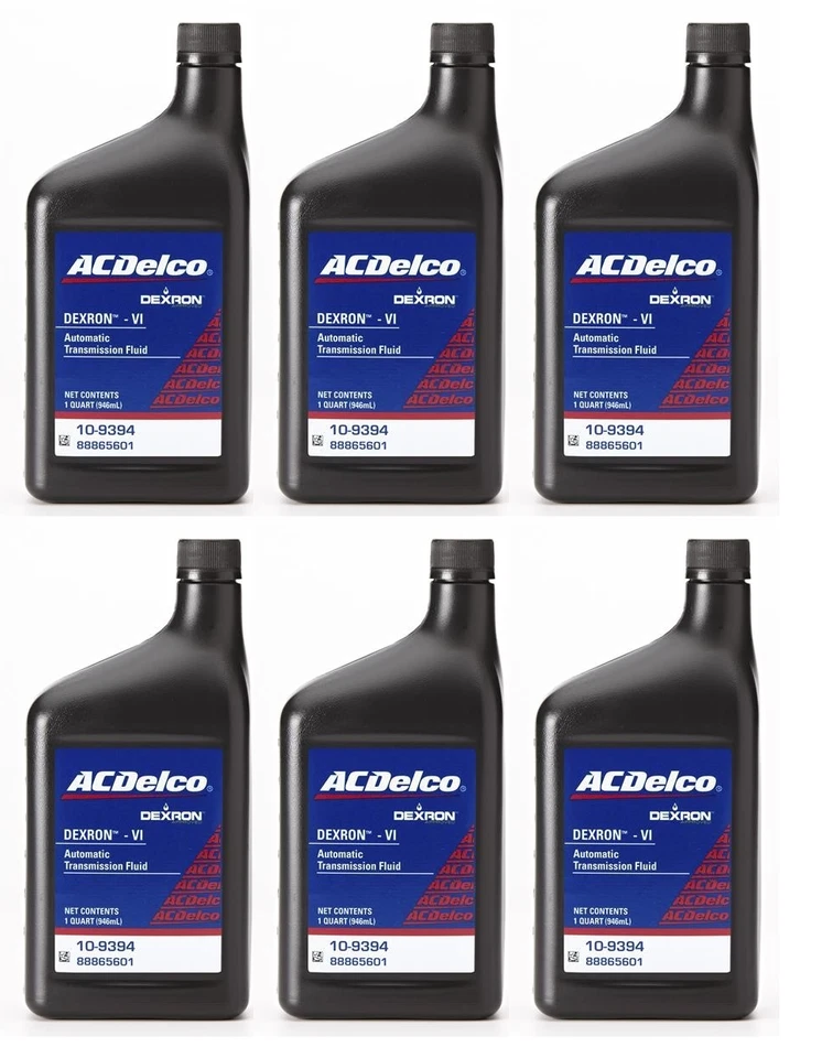6 Quarts GMC OEM Automatic Transmission Fluid ATF AcDelco Dextron VI - Imagem 1 de 1