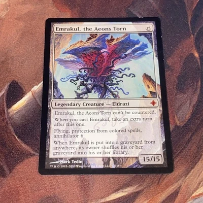 Emrakul, The Aeon’s Torn X1 Mtg Rise Of The Eldrazi Lp - Image 1 of 2