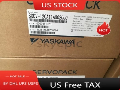 SGDV-120A11A002000 Ipcs New Sealed Yaskawa Servo Drive SGDV-120A11A002000 - Image 1 of 2