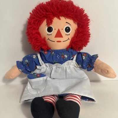 Muñeca vintage Raggedy Ann 12" 1987 Playskool Foto 1 de 4