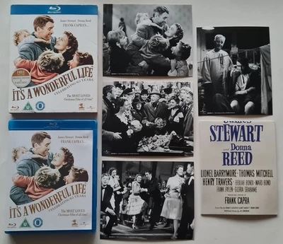 It's A Wonderful Life Blu-ray Original + Colour Version with Poster & Artcards - Image 1 of 4