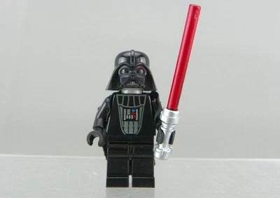 Vintage Retired Lego Star Wars SW0004 Darth Vader Saber Gray Head Minifigure - Image 1 of 4