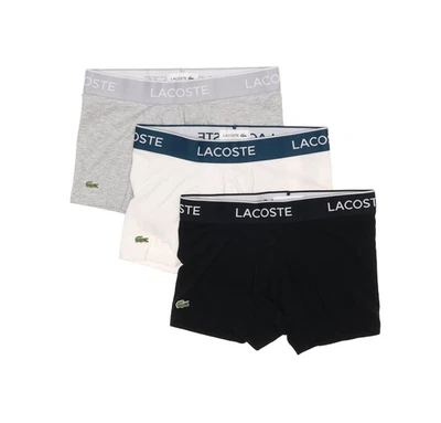 Paquete de 3 calzoncillos clásicos informales surtidos Lacoste L4149 para hombre talla M Foto 1 de 3