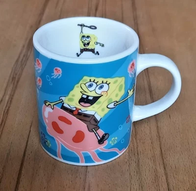 Spongebob Patrick Quallenjagd Kleine Tasse Schwammkopf Becher p:os 2006 Viacom - Bild 1 von 4