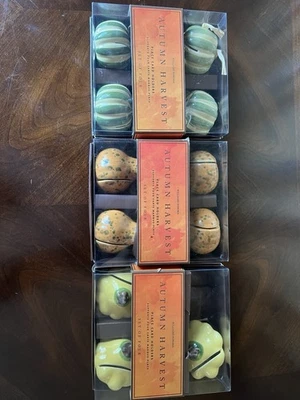 William Sonoma AUTUMN HARVEST place card holders, 3 boxes. - Image 1 of 4