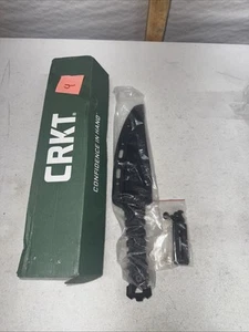 CRKT HZ6 2927 Williams Fixed Blade Knife Sheath Tanto Style 6.5" Hira-Zukuri NEW - Picture 1 of 7
