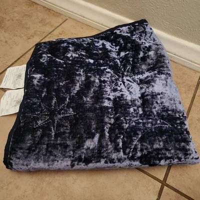 NUEVO Pottery Barn Adolescente Harry Potter Terciopelo Mágico EURO farsa Azul Medianoche Foto 1 de 4