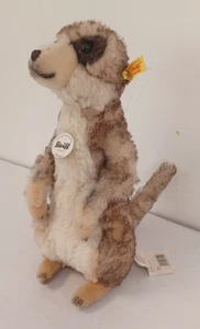 Steiff Mungo Meerkat Mohair Teddy Bear With Tags - In Good Condition B68 W354 - Picture 1 of 16