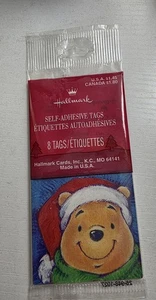 Nuovo Vintage Hallmark Disney Winnie The Pooh Regalo di Natale Etichette Adesive Vacanze - Foto 1 di 4
