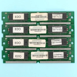 Compaq 72 Pin 16MB (4x4MB) 60NS EDO SIMM Memory RAM *TESTED w/ REPORT* - Picture 1 of 4