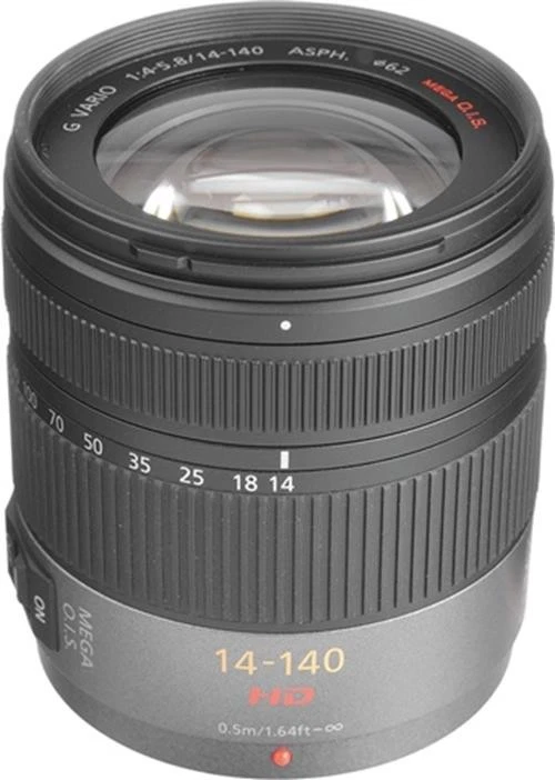Panasonic Lumix G Vario HD 14-140mm f4.0-5.8 ASPH MEGA Photography Camera Lens - Image 1 of 1