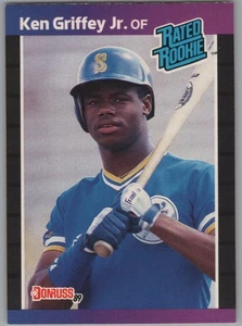 1989 Donruss - Rated Rookie Ken Griffey Jr #33 (RC) - Bild 1 von 2