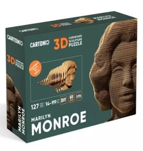 Marilyn Monroe - Cardboard 3D puzzle💛💙 - Picture 1 of 8