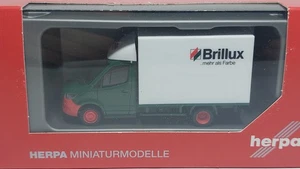 🚗Herpa 096546 Mercedes Benz Sprinter 18 Koffer Brillux 🚗1/87✨(25/58) - Picture 1 of 1