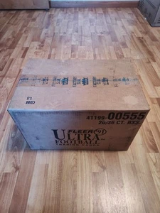 1991 Fleer Ultra Football Factory Sealed Case 20 Wax Boxes Brett Favre Rookie RC - Picture 1 of 4