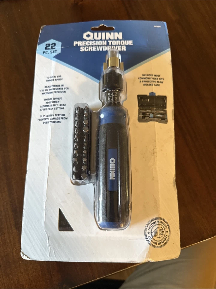 Quinn Precision Torque Screwdriver Set 10-50 in. lb. NEW FAST FREE SHIPPING!!! - Image 1 of 2