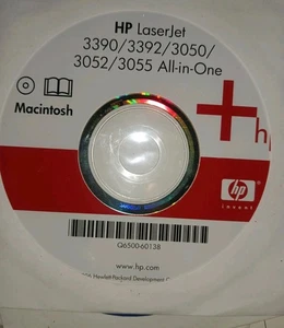 HP Laserjet 3390 3392 3050 3052 3055 All-In-One Install Setup Driver CD For Mac - Picture 1 of 1