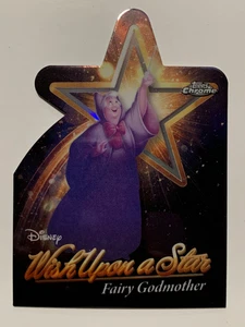 2025 Topps Disney Wonder Fairy Godmother Wish Upon a Star Chrome Die Cut #W-20 - Bild 1 von 2