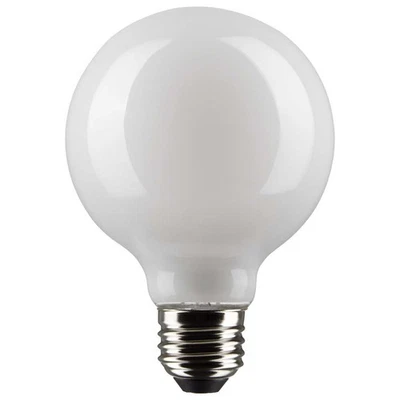 Satco 4.5w G25 Globe Filament LED 5000K Medium Base White Dimmable - 40w equiv - Image 1 of 4