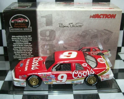 ЛИТАЯ МОДЕЛЬ АВТОМОБИЛЯ BILL ELLIOTT NO9 COORS 1987 МИРОВОЙ РЕКОРД 1/24 ACTION LIONEL 6864 СДЕЛАНО - Изображение 1 из 4