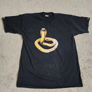 Crooks & Castles Mens Large Cobra Kai Black Graphic Tee Streetwear - Picture 1 of 6