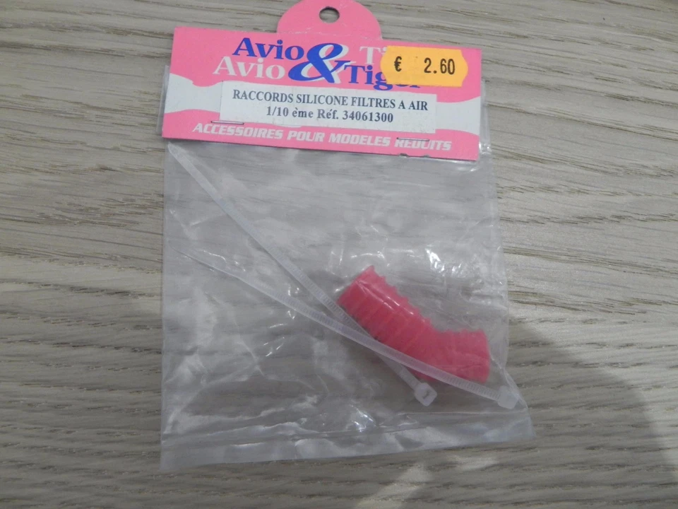 AVIO & TIGER SILIKON ANSCHLÜSSE LUFTFILTER 1/10 REF.34061300 - Bild 1 von 1