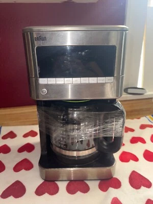 Braun KF6050WH BrewSense 12 Cups 1000W Coffee Maker - White - Image 1 of 4