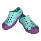 Native Teal Purple Shoes Toddler Size 6 Slip On Versatile Play Water