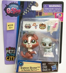 Littlest Pet Shop Branwyn Bloomer Border Collie Maybelle Mactuck Scottish Fold - Picture 1 of 1