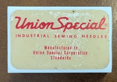 Caixa de 100 agulhas para máquina de costura Union Special 506 GS tamanho 110/044 frete grátis! - Imagem 1 de 2