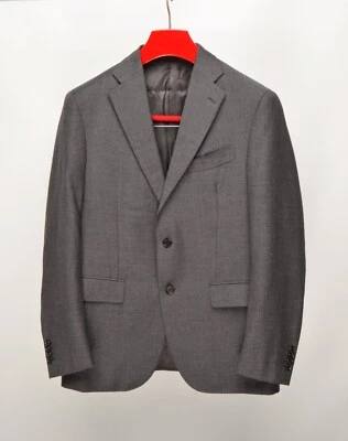 Men's Boggi Milano Wool Grey 3btn EU 48R / UK 38R Drop 7 Blazer Jacket VGC - Image 1 of 4