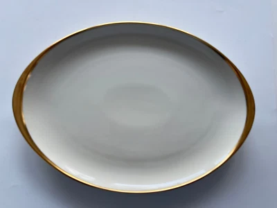 Fürstenberg FÜRSTIN 657 Gold PLATTE oval 37 cm ungenutzt Plate - Bild 1 von 4