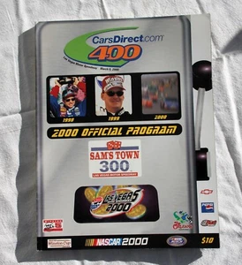 Cars Direct 400 NASCAR Race Program ~ March 5, 2000 ~ Las Vegas Motor Speedway - Picture 1 of 3