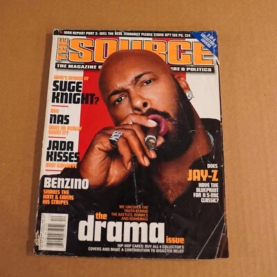 The Source Magazine #147 Dec 2001 THE DRAMA Suge Knight LIMITED Rare COVER #2 - Image 1 of 4