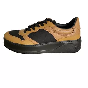 GUCCI 669582 Dollar Pig Print Leather Lowtop Sneakers, Gucci Size 8+, 9, 10 - Bild 1 von 31