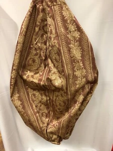 BRAND NEW REMOVABLE BEAN BAG COVER - DARK PINK & GOLD DAMASK - Picture 1 of 2
