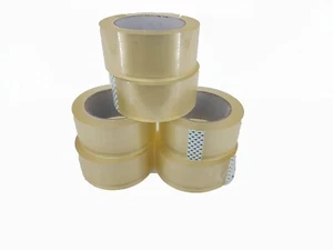 Transparentes Packband 1,88 Zoll x 110 YARD Versand Industrie Klebeband (6er-Packung) Neu - Bild 1 von 4