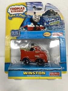2012 FisherPrice THOMAS & FRIENDS Take-n-Play WINSTON Blue Mountain Mystery nuovo con scatola - Foto 1 di 3