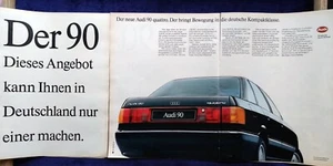 Audi 90  B3, originale Werbung aus 1987 - Picture 1 of 1