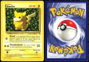 PIKACHU IVY NO. 025 GRAY STAMP PROMO POKEMON JAPANESE GLOSSY - Picture 1 of 4