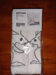 IKEA SKOTSAM Changing Pad Cover White Rabbits 21 5/8”x 32 5/8” NEW - Picture 1 of 5