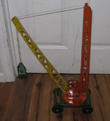 Antique Vintage 1950s Buddy L Mobile Derrick Pressed Steel Construction Toy Rare - Image 1 of 4
