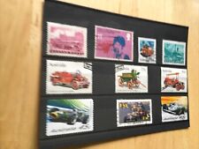 10 World Motor Vehicles Used Postage Stamps  - Lot 327