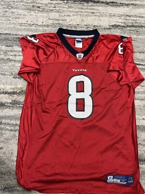 Camiseta de fútbol americano juvenil vintage Reebok NFL Houston Texans David Carr # 8 XL 18/20 Foto 1 de 4