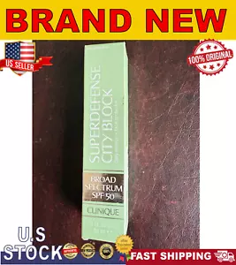 Clinique Superdefense City Block SPF 50 Daily Energy + Face Protector 40ml 1.4oz - Picture 1 of 1