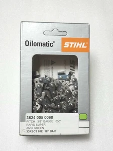 Stihl 33RSC3 68E Chain Loop 68 Drive Links .375" Pitch .050" Gauge 3624 005 0068 - Picture 1 of 3